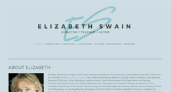 Desktop Screenshot of elizabethswain.net