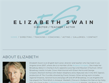 Tablet Screenshot of elizabethswain.net